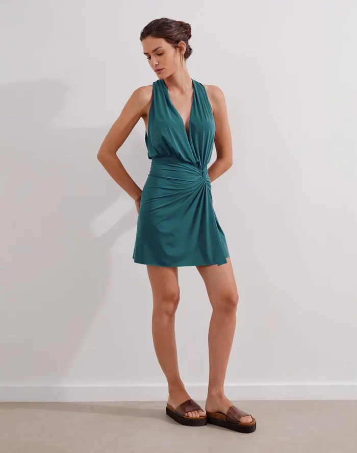 Cover Ups Women ViX Paula Hermanny Karina Mini Cover Up 8211 Ultra Marine