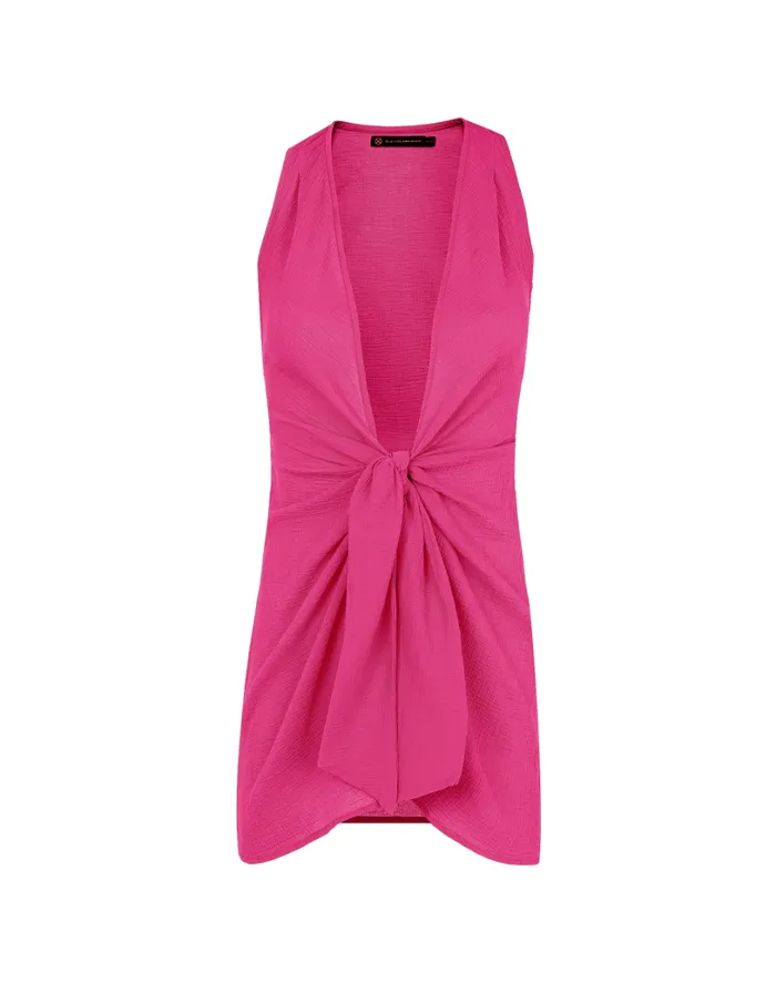 Cover Ups Women ViX Paula Hermanny Mita Short Cover Up 8211 Orchid