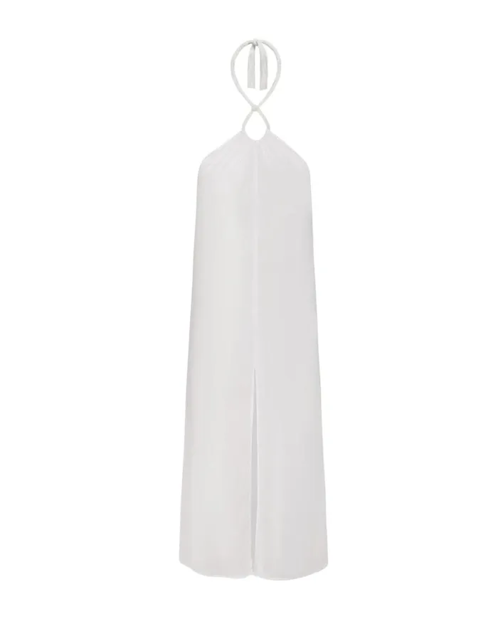 Cover Ups Women ViX Paula Hermanny Sally Long Cover Up 8211 White