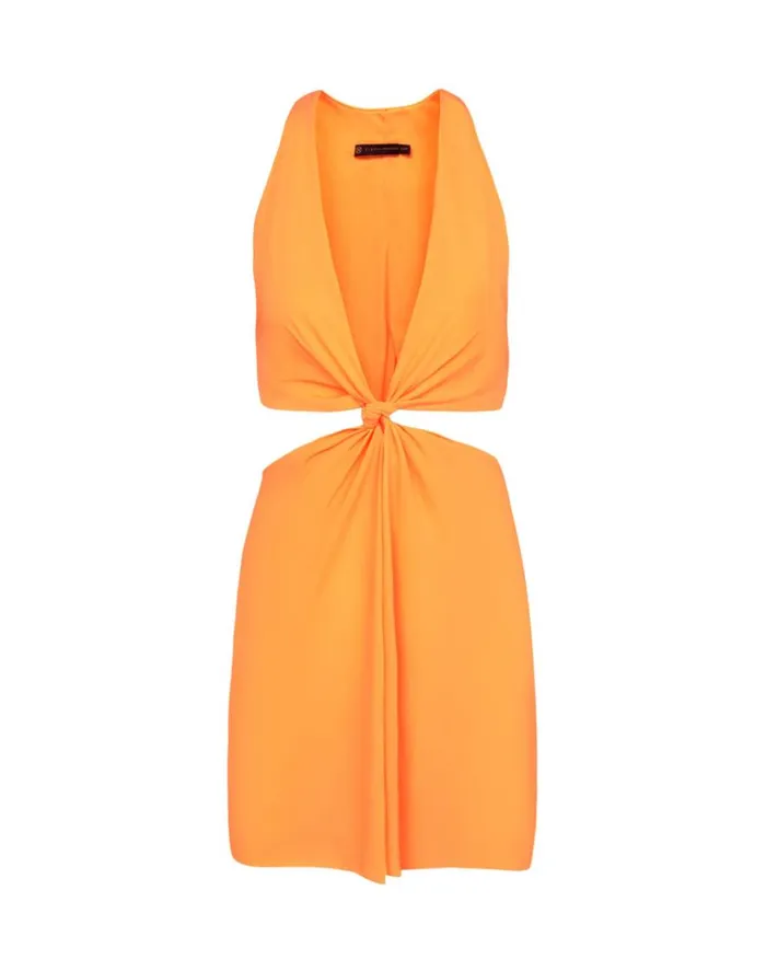 Cover Ups Women ViX Paula Hermanny Tracy Short Cover Up 8211 Mandarin