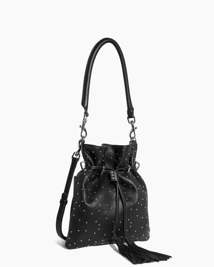 Crosby Novelty Drawstring Crossbody Scattered Studs Women Aimee Kestenberg Crossbody Bags