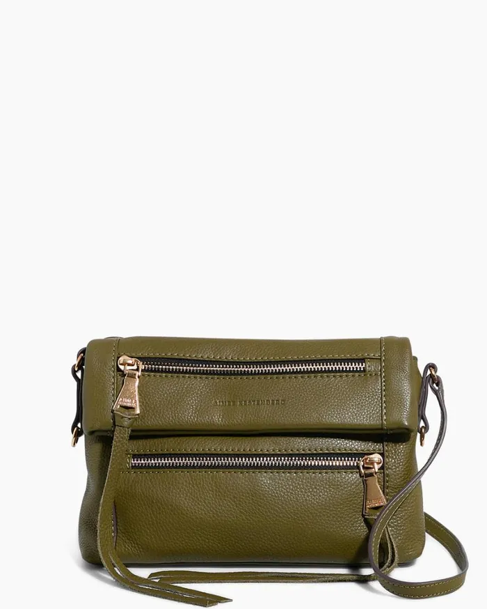 Crosstown Double Entry Crossbody Kelp Women Aimee Kestenberg Crossbody Bags