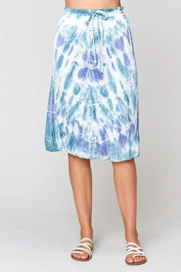 Damiko Balloon Skirt Quire Wash Wave Break Clothing XCVI Skirts