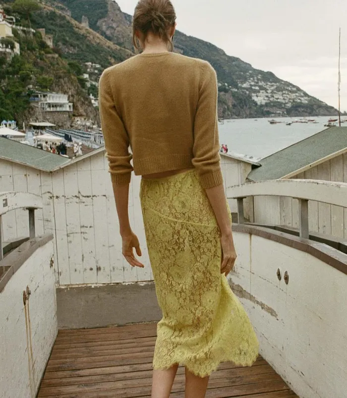 DANAE CARDIGAN Teak Shop DEN Knitwear