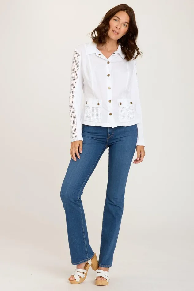 Danica Jacket White Clothing XCVI Jackets