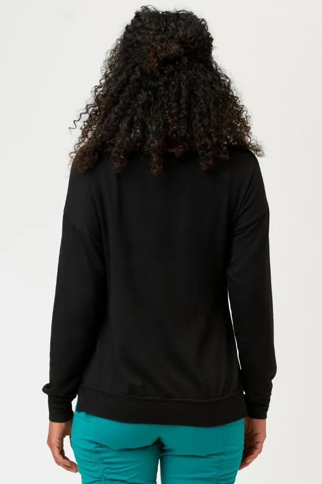 Dayo Cowl Neck Top Black Clothing XCVI Sweatshirts