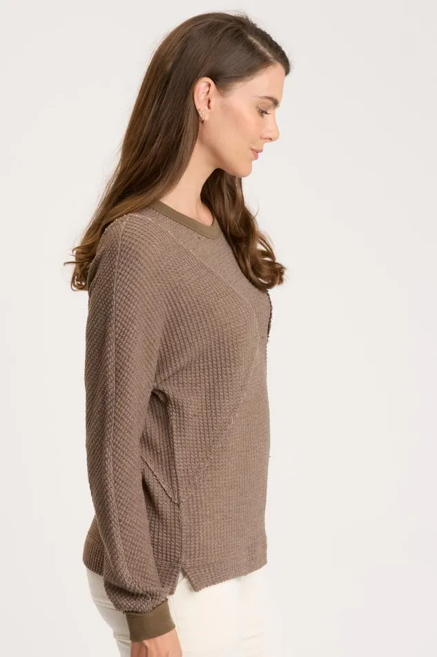 Delsi Pullover Demitasse Clothing XCVI Sweatshirts