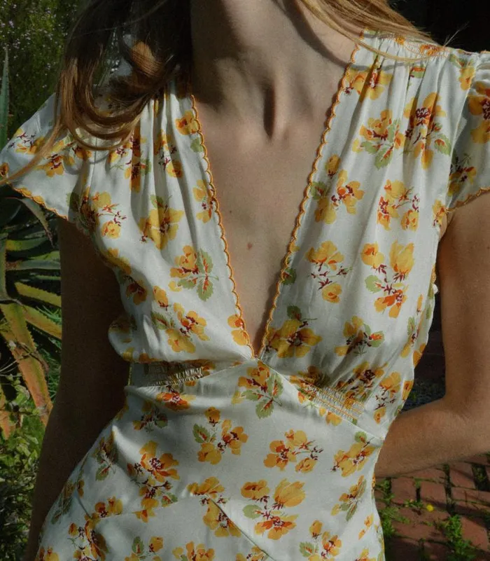 DIANNE DRESS Amber Frolicking Floral Shop DEN Dresses