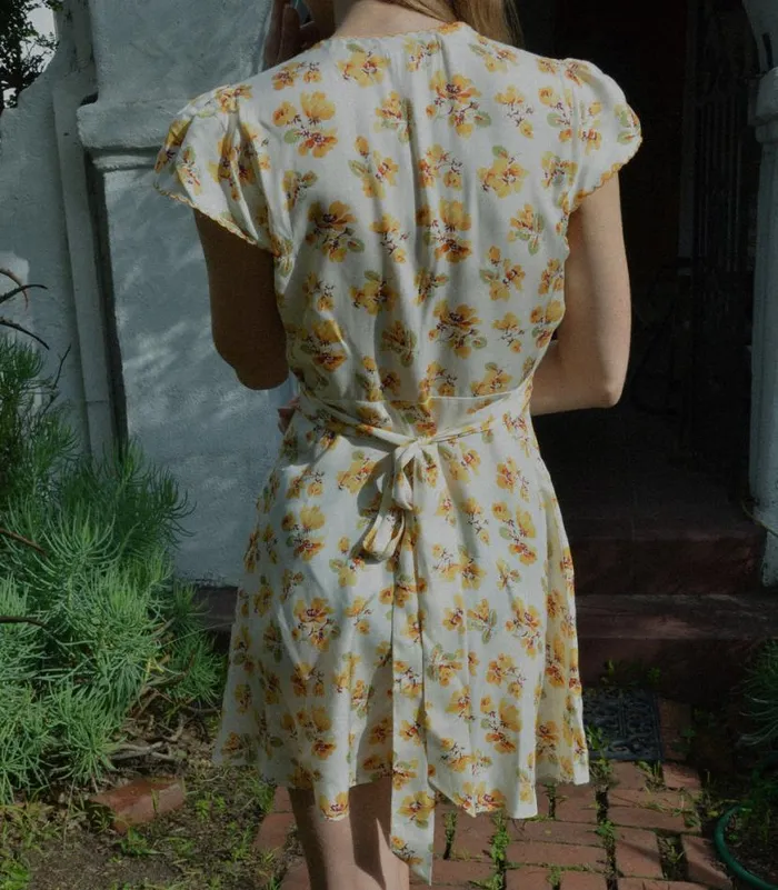 DIANNE DRESS Amber Frolicking Floral Shop DEN Dresses