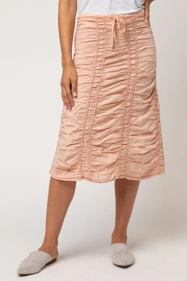 Double Shirred Panel Skirt Firefly Clothing XCVI Skirts