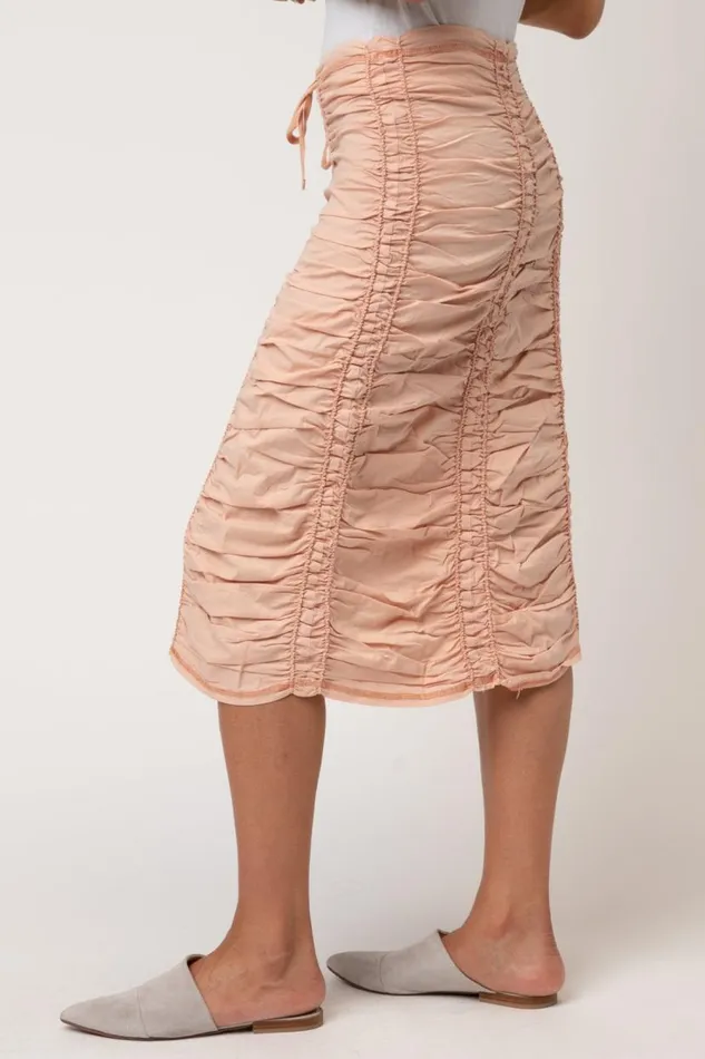 Double Shirred Panel Skirt Firefly Clothing XCVI Skirts