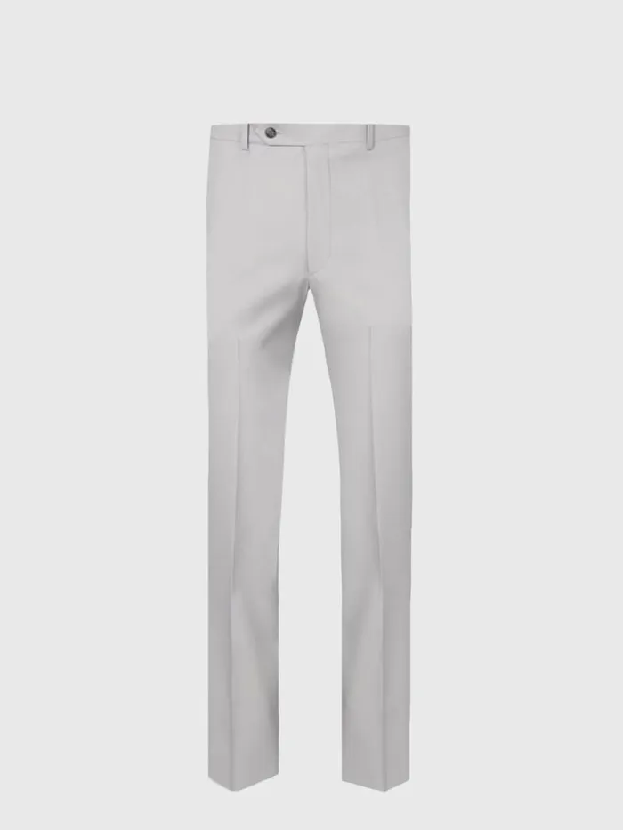 Dress Pants Mens Paul Stuart Super 110s Wool Light Grey Trouser Light Grey