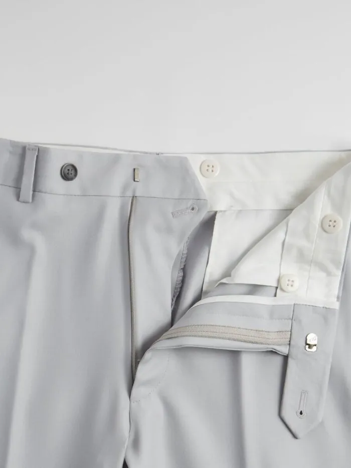 Dress Pants Mens Paul Stuart Super 110s Wool Light Grey Trouser Light Grey