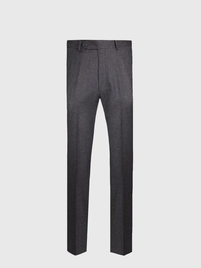Dress Pants Mens Paul Stuart Super 120s Flannel Trouser Grey