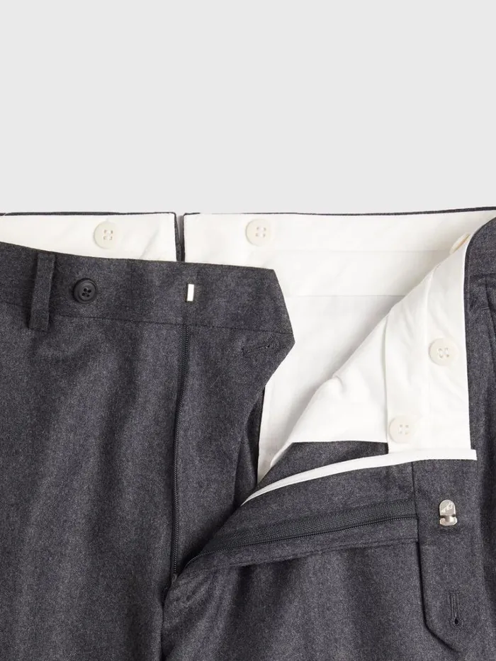 Dress Pants Mens Paul Stuart Super 120s Flannel Trouser Grey Dress Pants Mens Paul Stuart Super 120s Flannel Trouser Grey
