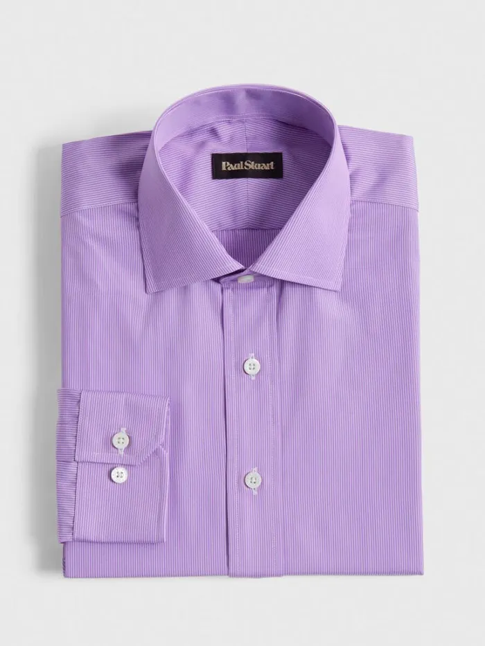 Dress Shirts Mens Paul Stuart Fine Line Slim Fit Dress Shirt Dark Pink
