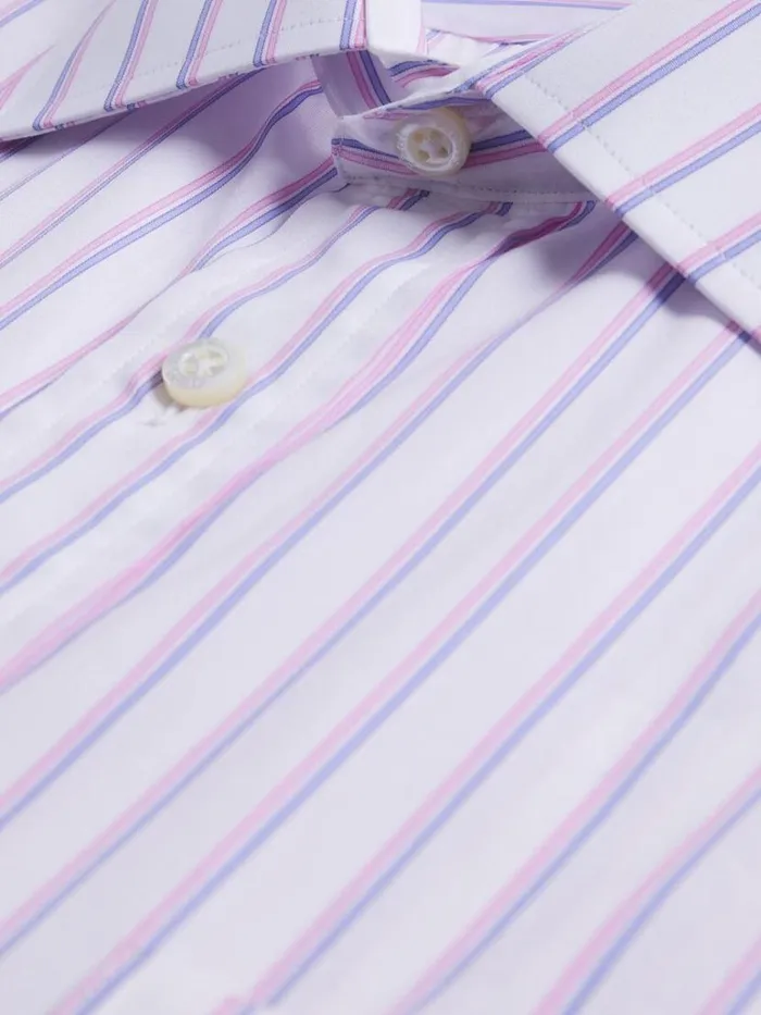 Dress Shirts Mens Paul Stuart Stripe Dress Shirt Light Bluepink