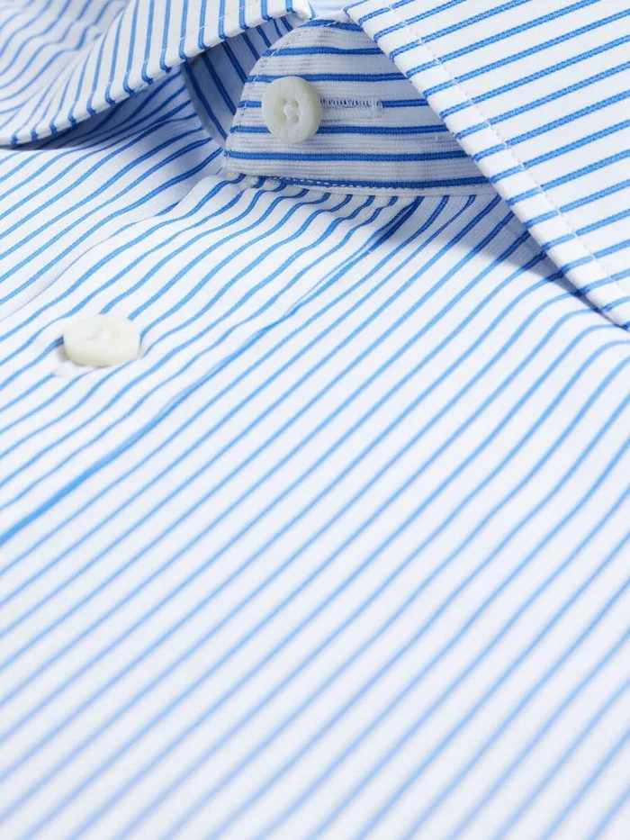 Dress Shirts Mens Paul Stuart Stripe Slim Fit Dress Shirt Blue