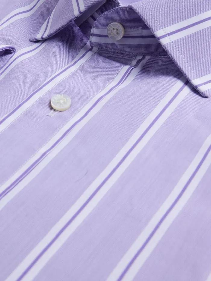 Dress Shirts Mens Paul Stuart Stripe Slim Fit Dress Shirt Purple