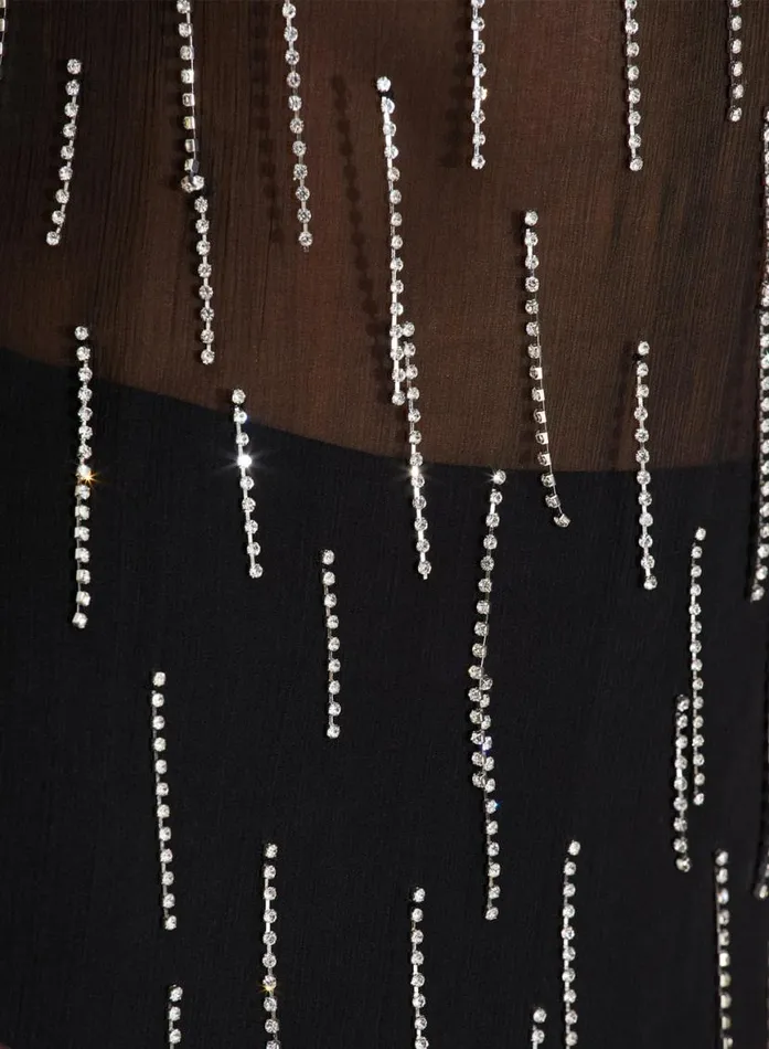 Dresses Clothing Fleur Du Mal Dangling Stones Dress Black