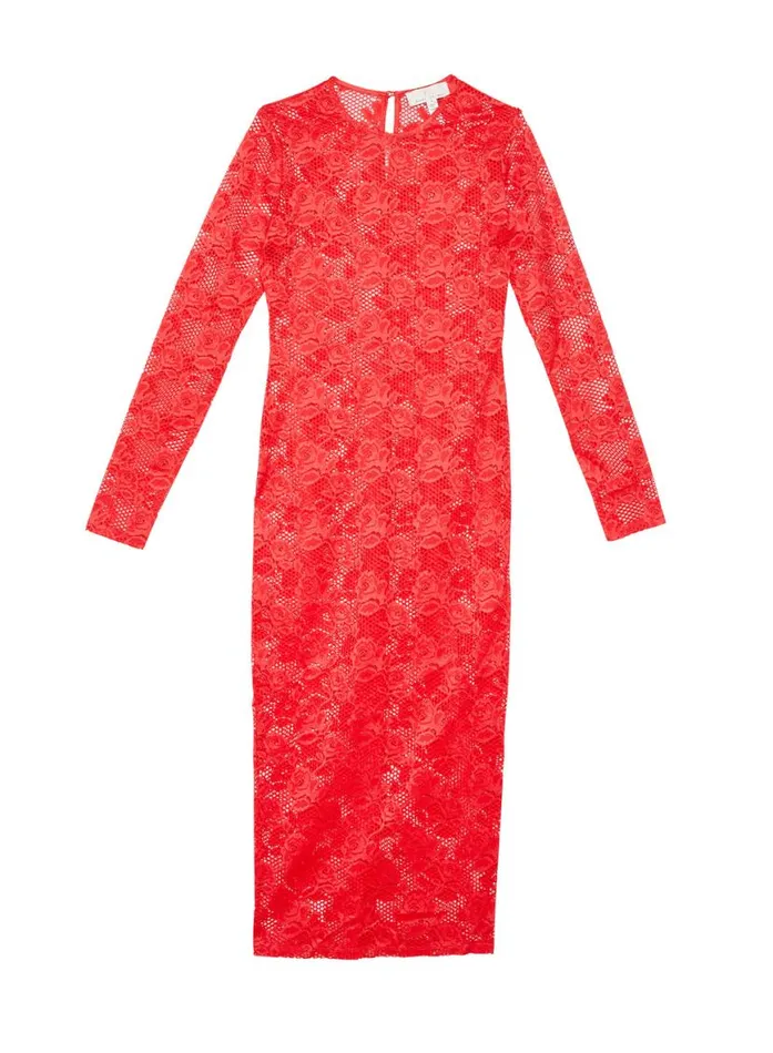 Dresses Clothing Fleur Du Mal Rosalia Lace Long Sleeve Dress Tamale