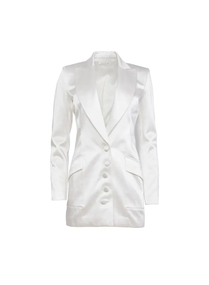 Dresses Clothing Fleur Du Mal Tuxedo Dress Ivory