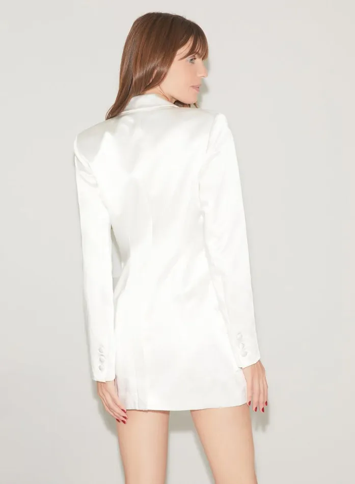 Dresses Clothing Fleur Du Mal Tuxedo Dress Ivory