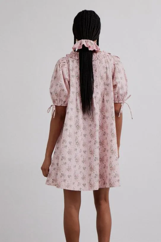 Dresses Women Damson Madder Jemima Ruffle Mini Dress 8211 Vintage Floral