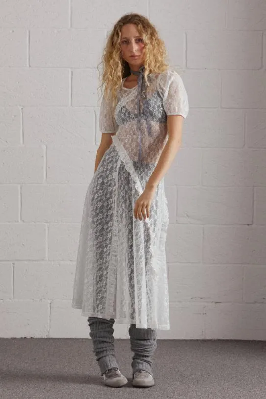 Dresses Women Damson Madder Leila White Flower Lace Dress