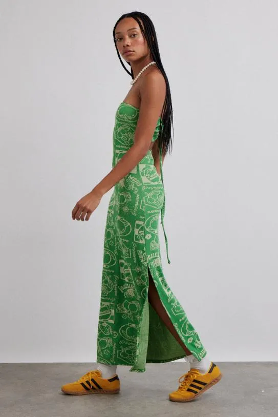 Dresses Women Damson Madder Mae Fruit Label Jacquard Midi Dress
