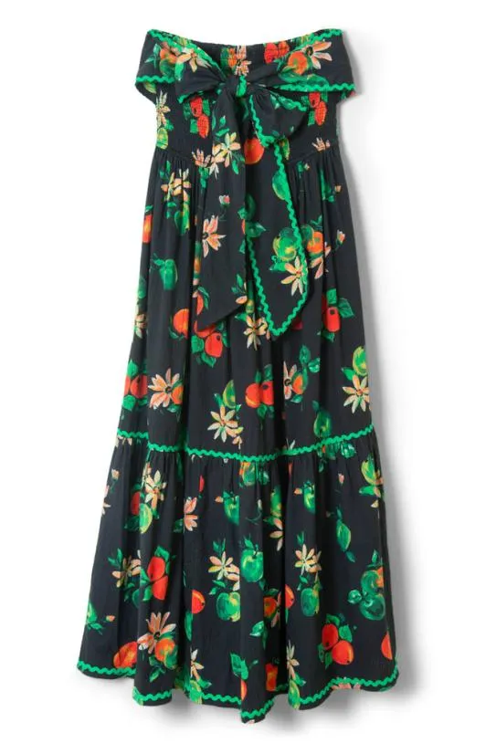 Dresses Women Damson Madder Pia Midi Dress 8211 Apple Print