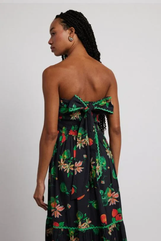 Dresses Women Damson Madder Pia Midi Dress 8211 Apple Print