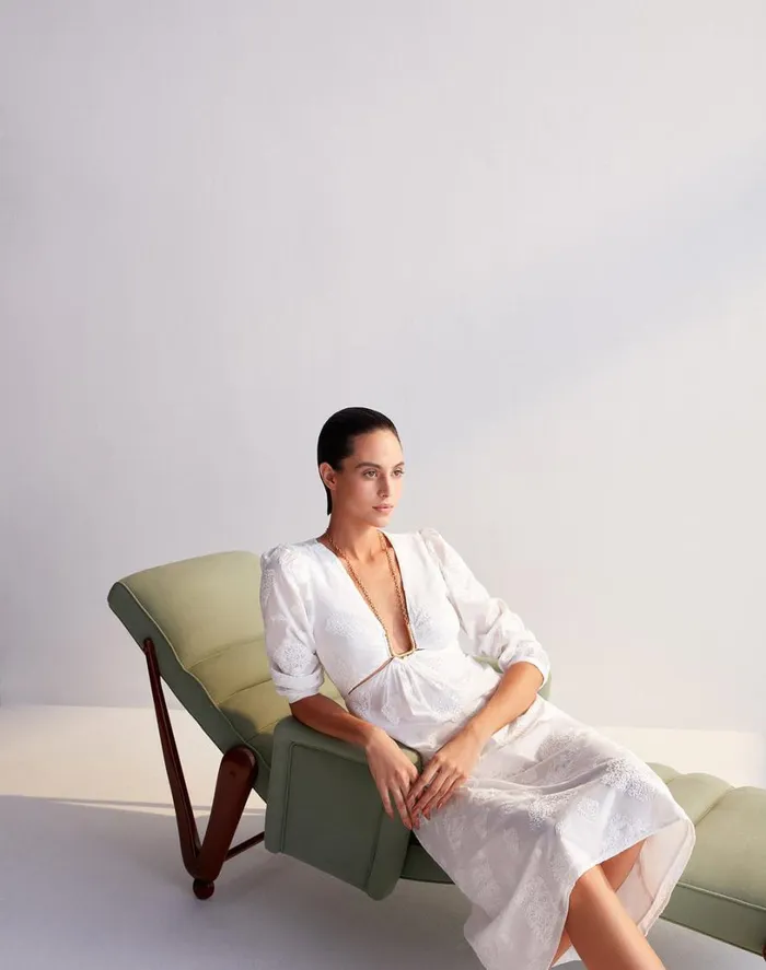 Dresses Women ViX Paula Hermanny Amelie Midi Dress 8211 Off White