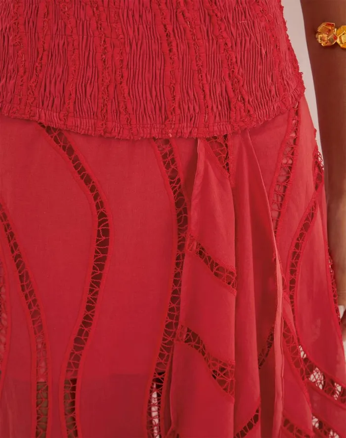 Dresses Women ViX Paula Hermanny Belle Midi Dress 8211 Raspberry