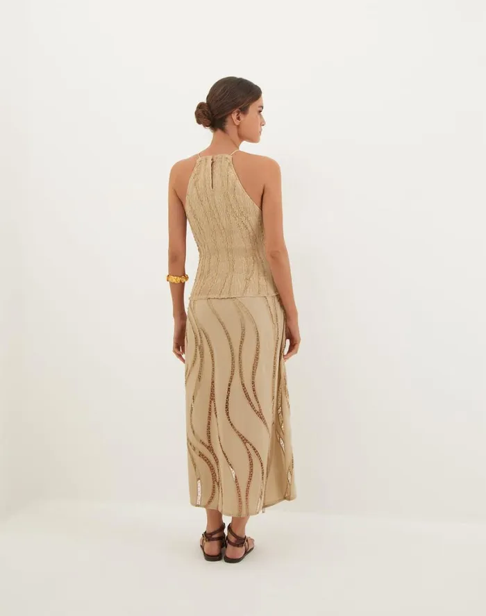 Dresses Women ViX Paula Hermanny Belle Midi Dress 8211 Santal