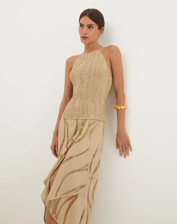 Dresses Women ViX Paula Hermanny Belle Midi Dress 8211 Santal