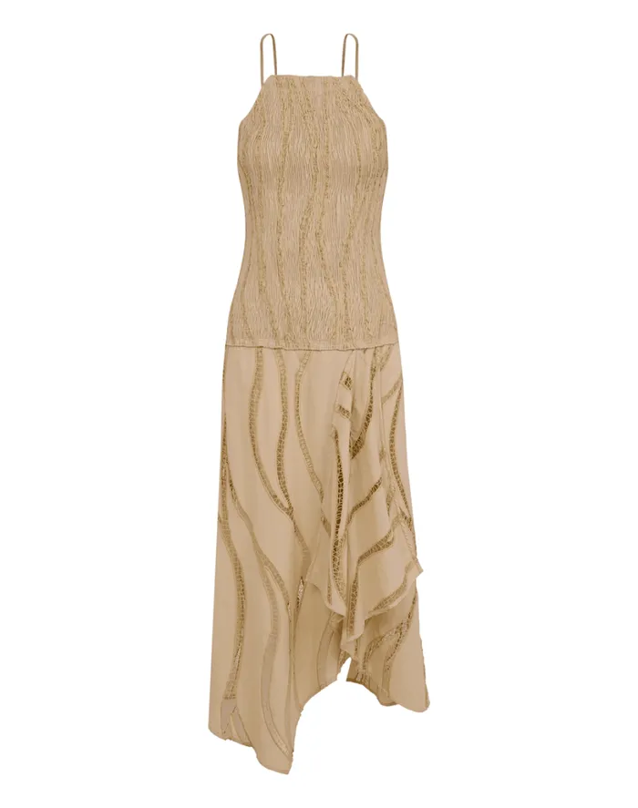 Dresses Women ViX Paula Hermanny Belle Midi Dress 8211 Santal