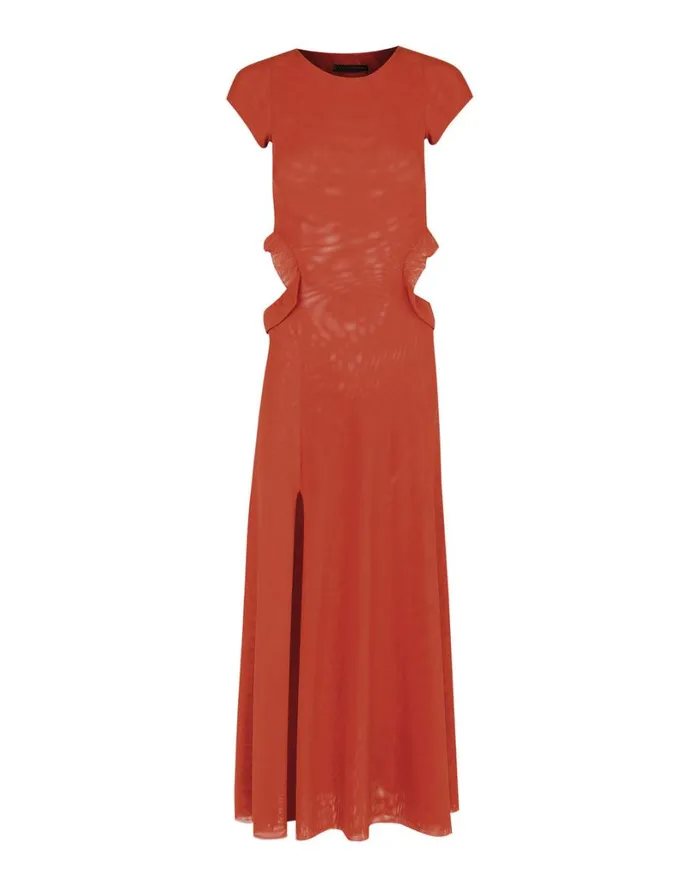 Dresses Women ViX Paula Hermanny Evie Long Dress 8211 Grapefruit