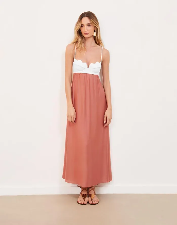 Dresses Women ViX Paula Hermanny Firenze Imani Long Dress 8211 Off White