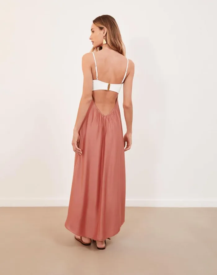 Dresses Women ViX Paula Hermanny Firenze Imani Long Dress 8211 Off White