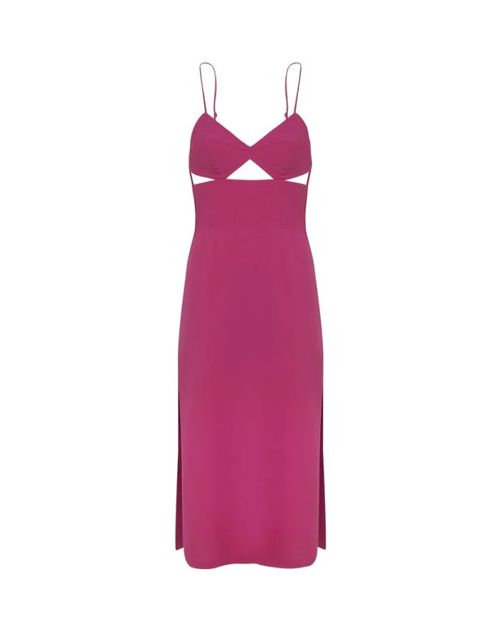 Dresses Women ViX Paula Hermanny Francis Midi Dress 8211 Bubblegum
