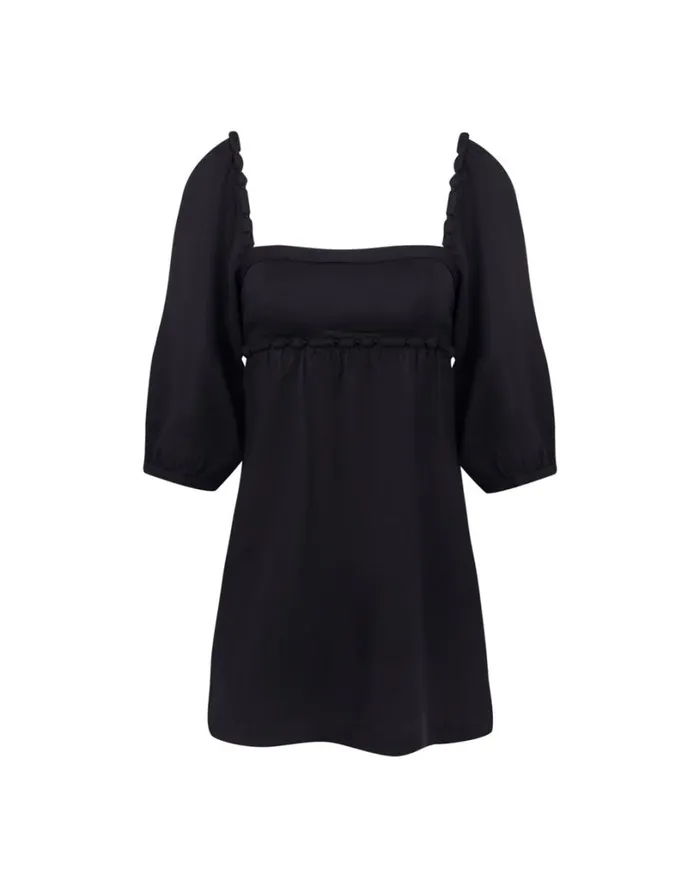 Dresses Women ViX Paula Hermanny Isadora Detail Short Dress 8211 Black