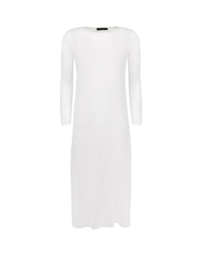 Dresses Women ViX Paula Hermanny Knit Telma Midi Dress 8211 Off White