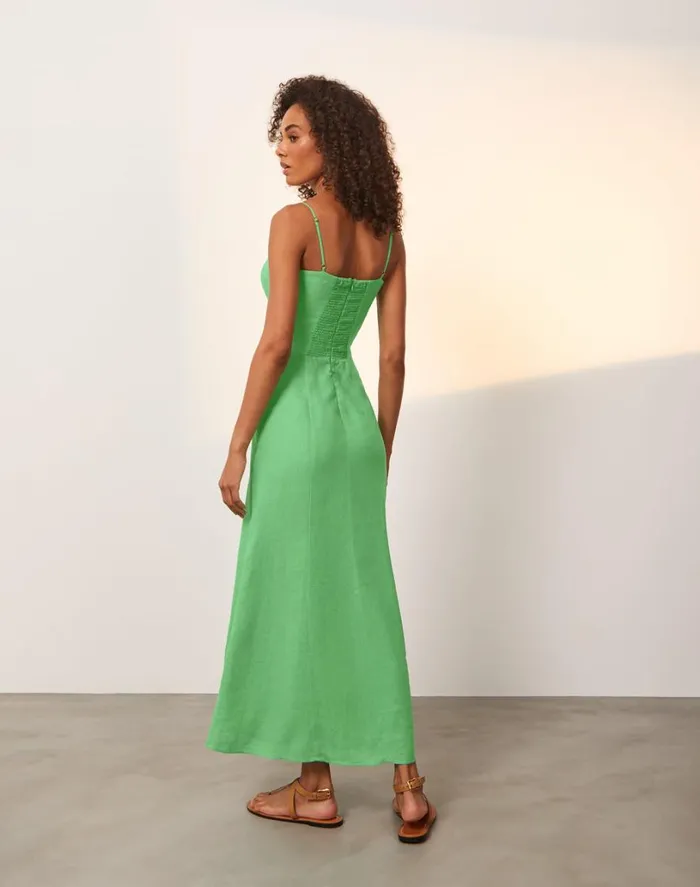 Dresses Women ViX Paula Hermanny Lilith Detail Long Dress 8211 Seaside