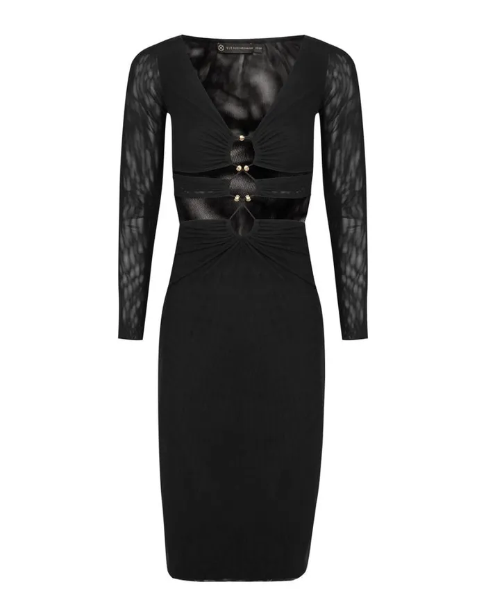 Dresses Women ViX Paula Hermanny Luna Midi Dress 8211 Black