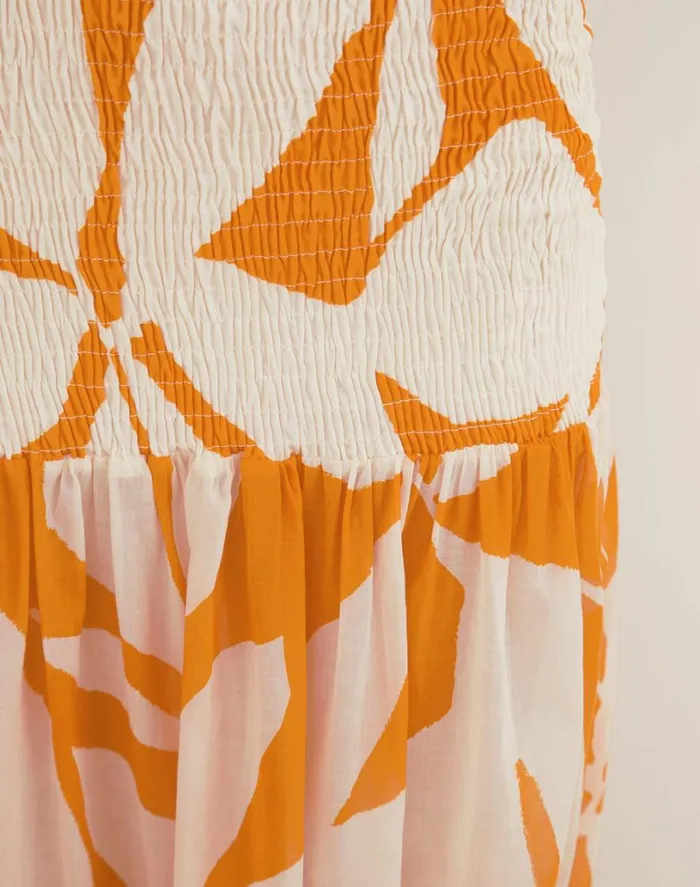 Dresses Women ViX Paula Hermanny Maira Long Dress 8211 Bossa Sunset