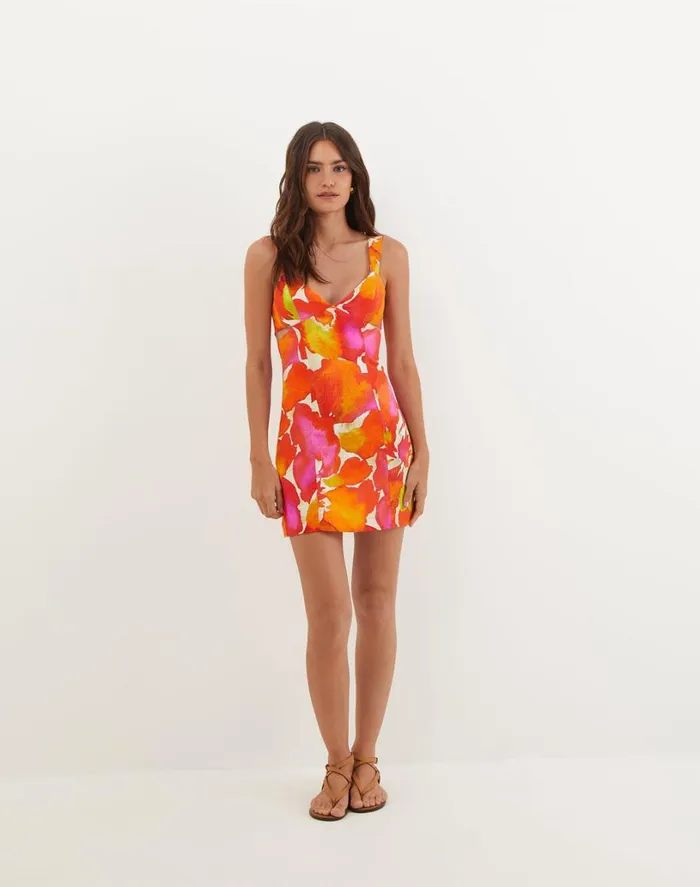 Dresses Women ViX Paula Hermanny Mari Short Dress 8211 Gal