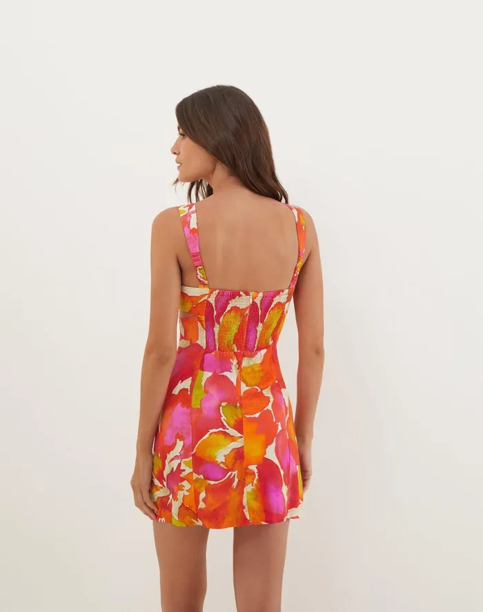 Dresses Women ViX Paula Hermanny Mari Short Dress 8211 Gal