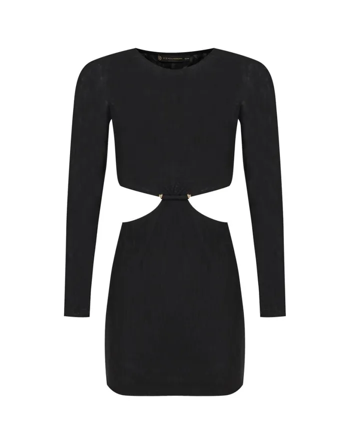 Dresses Women ViX Paula Hermanny Naya Detail Short Dress 8211 Black