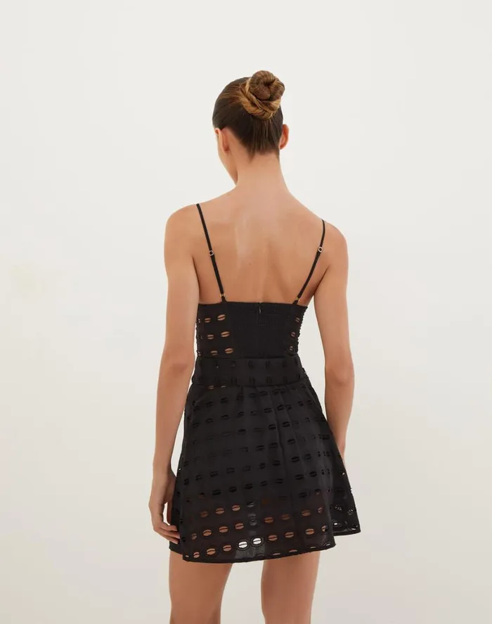Dresses Women ViX Paula Hermanny Noor Short Dress 8211 Black